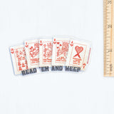 Read 'em and Weep / Book Themed Sticker