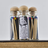 Match Stick Vials / Ted Kooser / Rainbow Matches