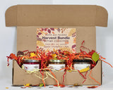 Harvest Box / Apple, Pumpkin, Yam autumn candle set