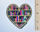 I Heart Books / bookish vinyl sticker