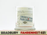 Smoked Pine + Parchment / Inspired by Fahrenheit 451