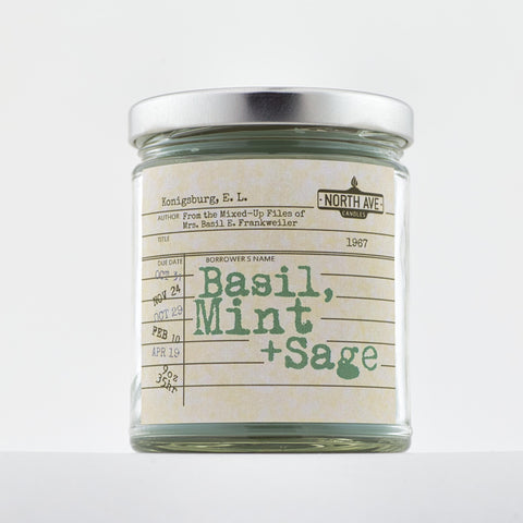 Basil, Mint + Sage / Inspired by From the Mixed-Up Files of Mrs. Basil E Frankweiler