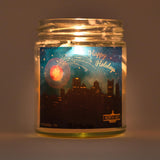 Stars over Pittsburgh / Holiday Wish luminary candle