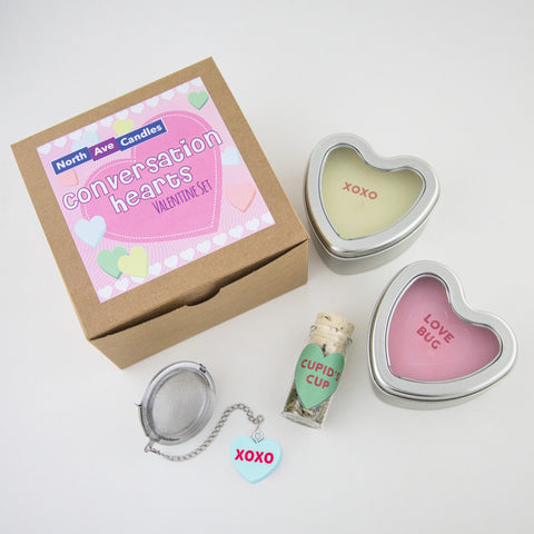 Conversation Candles Valentine Set