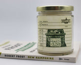 Candle of the Month / Smoldering Hearth & Clove, inspired by Robert Frost