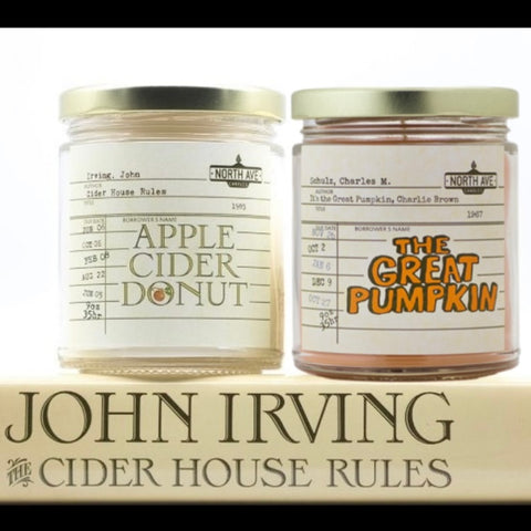 October Candle Duo / A Day at the Pumpkin Patch / Pumpkin Spice and Apple Cider Donut