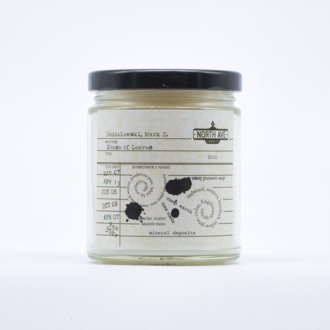 Candle of the Month / Aged Woods, Moss, Dew, Damp Earth / inspired by House of Leaves