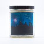 Stars over Pittsburgh / Holiday Wish luminary candle