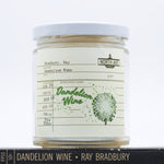 Candle of the Month / Dandelion Wine / inspired by Dandelion Wine