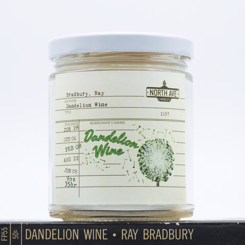 Candle of the Month / Dandelion Wine / inspired by Dandelion Wine
