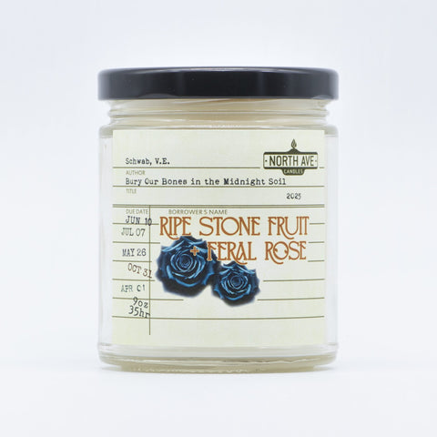 Ripe Stone Fruit + Feral Rose / inspired by Bury Our Bones in the Midnight Soil