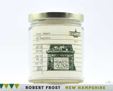 Candle of the Month / Smoldering Hearth & Clove, inspired by Robert Frost