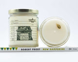 Candle of the Month / Smoldering Hearth & Clove, inspired by Robert Frost