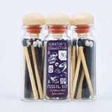 Matchstick Vials / Dinos and Fossils / Black and White Matches