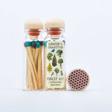 Matchstick Vials / Trees and Birds / Green and Brown Matches