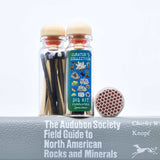 Matchstick Vials / Gems / Light and Dark Black and Lavender Matches