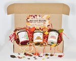 Harvest Box / Apple, Pumpkin, Yam autumn candle set
