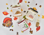 Harvest Box / Apple, Pumpkin, Yam autumn candle set