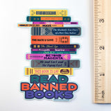Read Banned Books / bookish vinyl sticker
