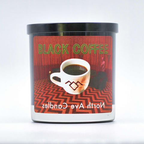 Black Coffee / Twin Peaks inspired candle