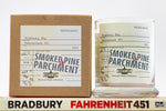 Smoked Pine + Parchment / Inspired by Fahrenheit 451